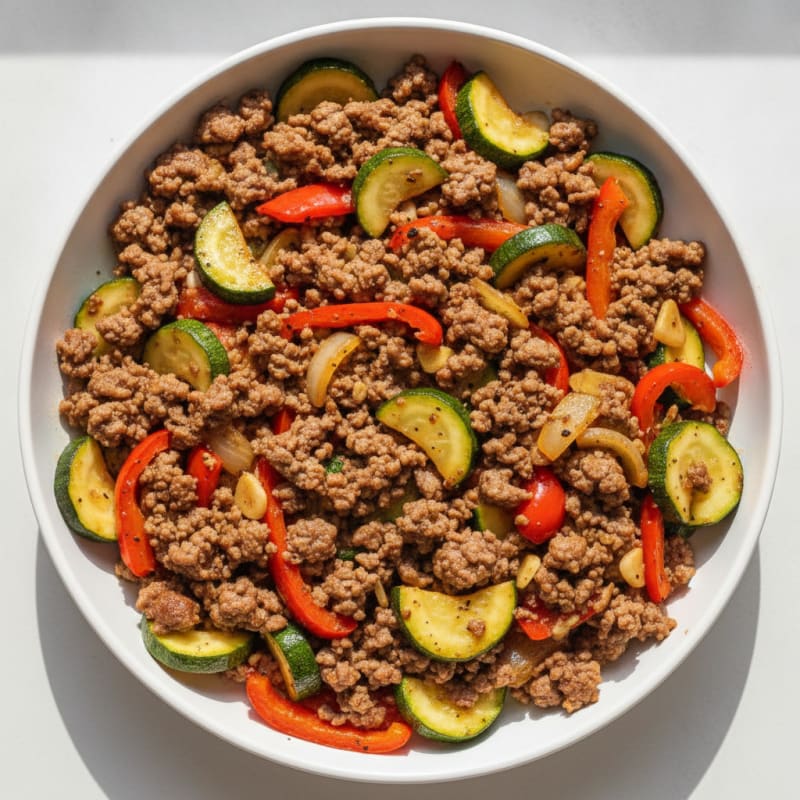 Ground Beef and Vegetable Skillet