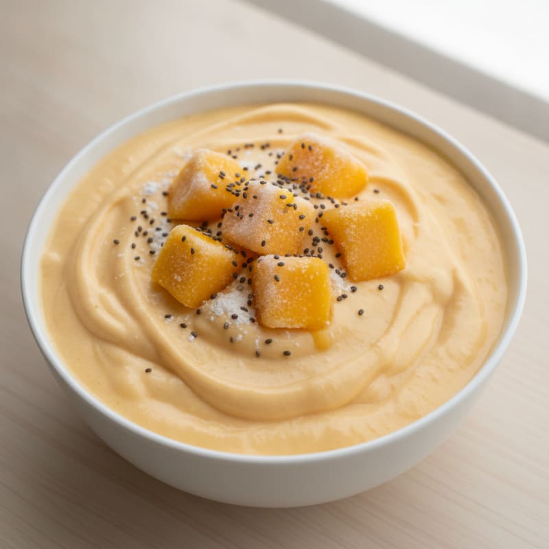 Mango Protein Ice Cream Shake