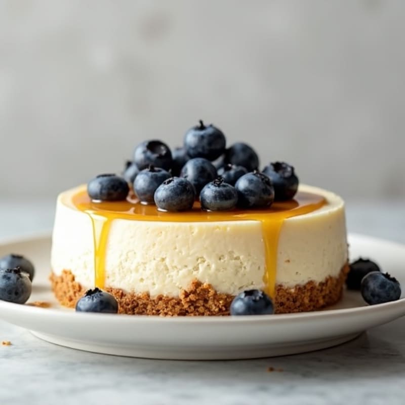Creamy Greek Yogurt Protein Cheesecake