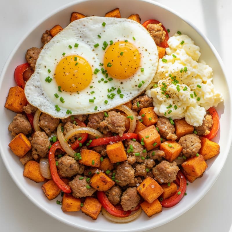 Hearty Grand Slam Breakfast Skillet