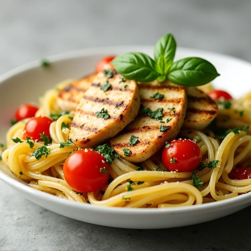 Fresh Pesto Chicken Pasta