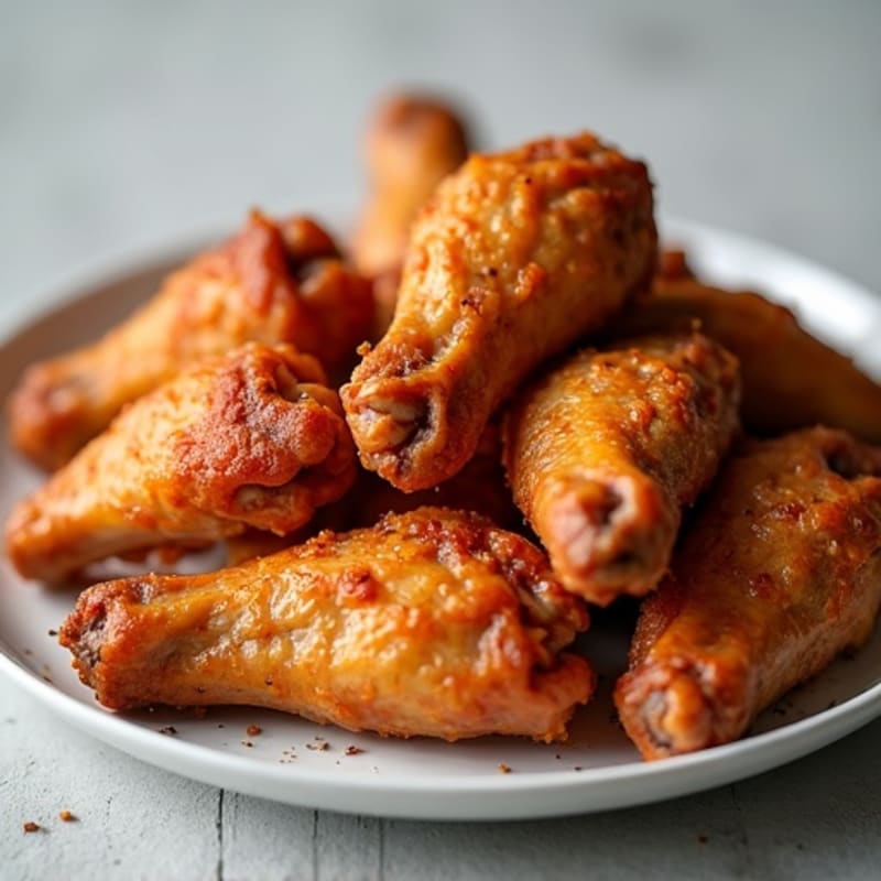 Crispy Baked Sweet Honey Glazed Chicken Wings