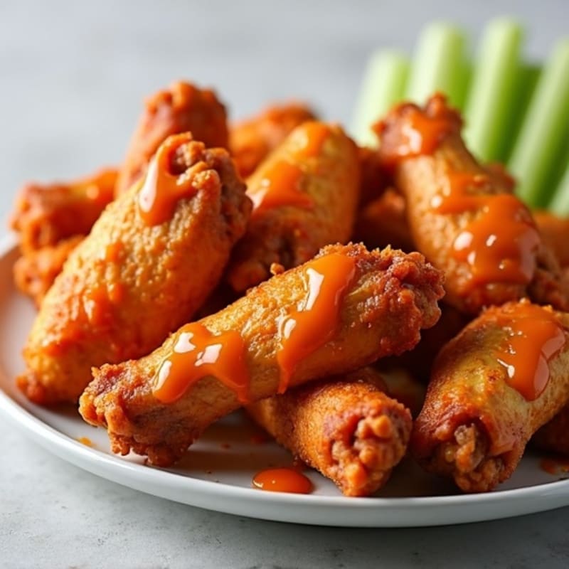 Crispy Baked Buffalo Chicken Wings