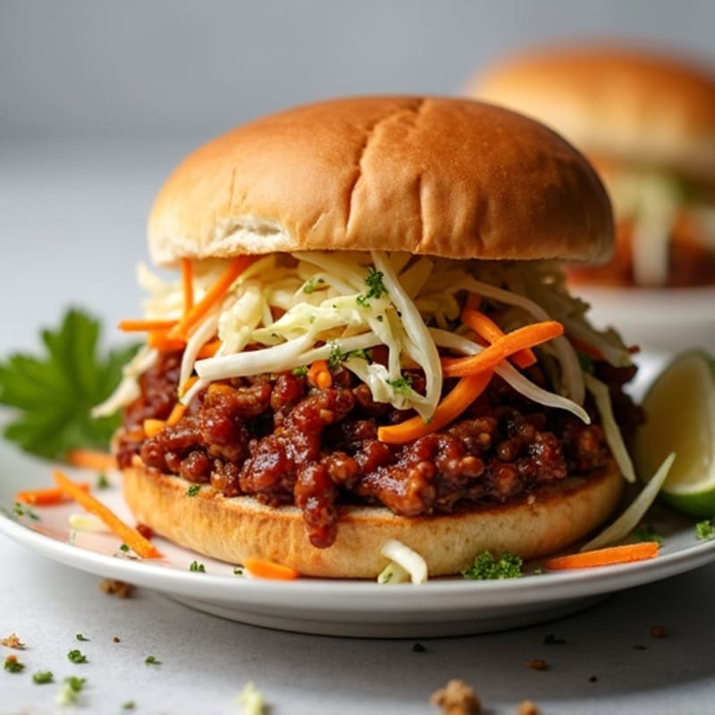 Tender BBQ Pulled Pork with Fresh Slaw