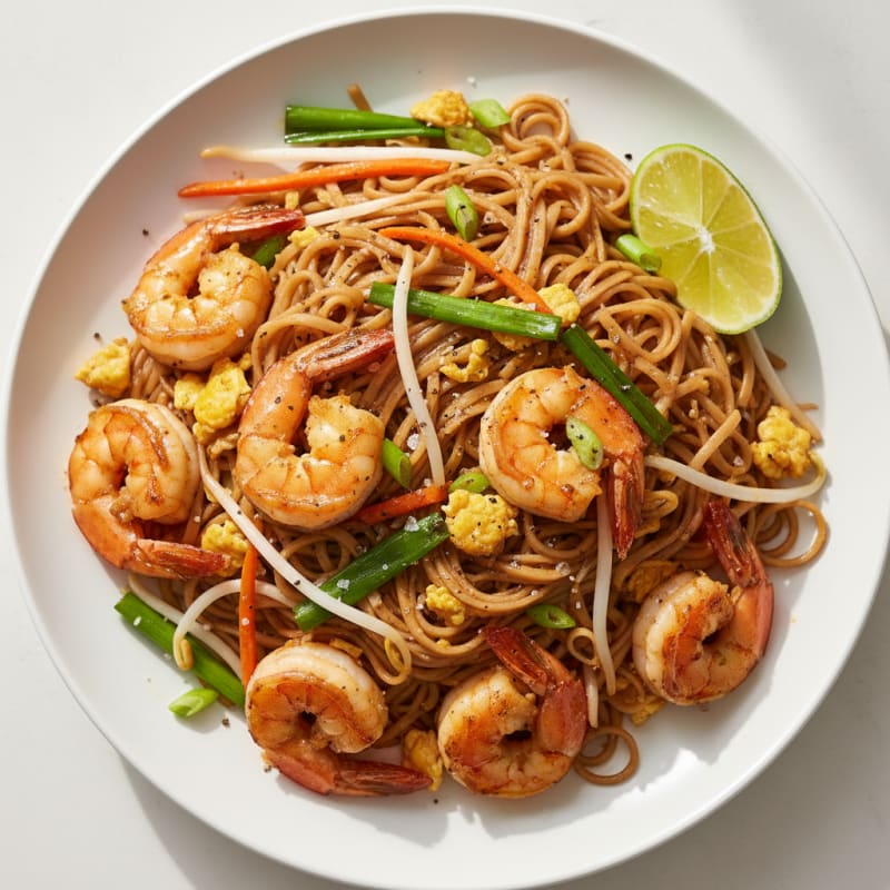 Zesty Chili-Lime Shrimp Pad Thai