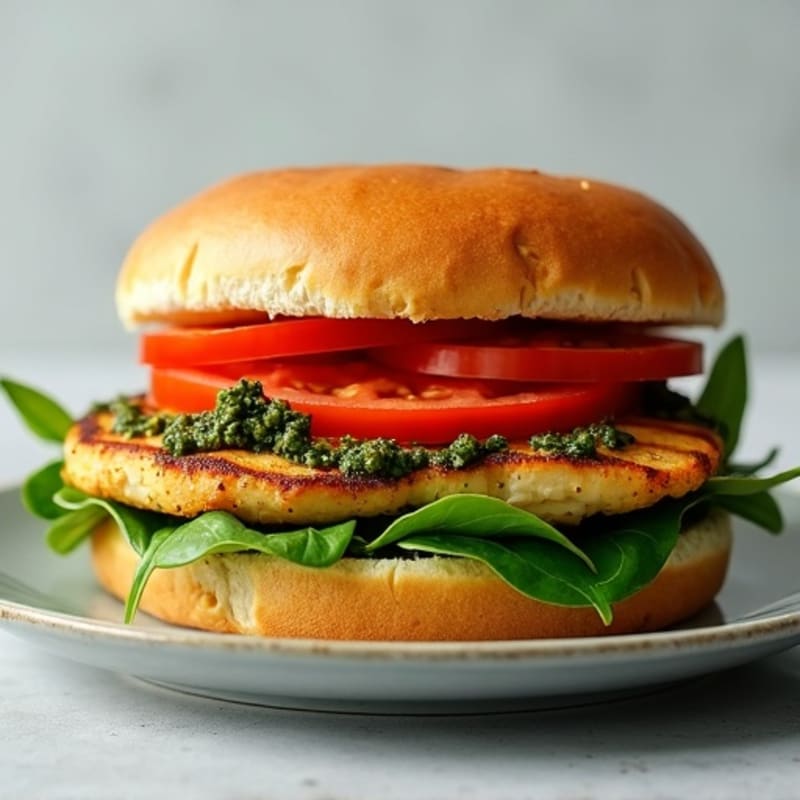 Grilled Pesto Chicken Sandwich