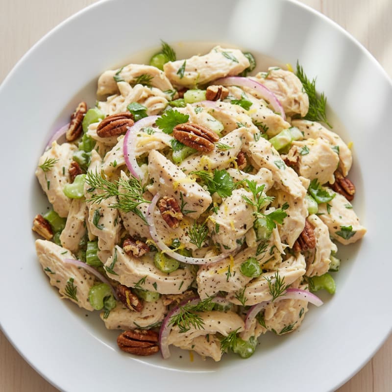 Lemon-Herb Chicken Salad with Toasted Pecans
