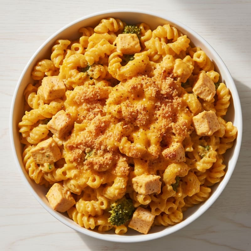 High-Protein Baked Macaroni and Cheese