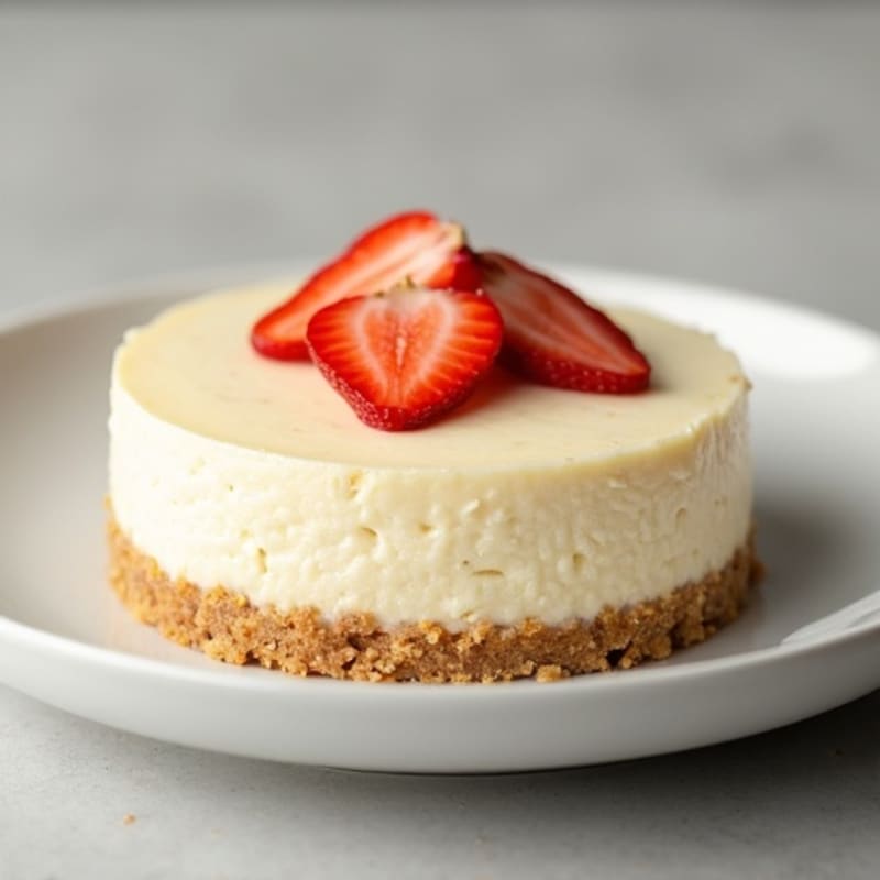 Silky Greek Yogurt Protein Cheesecake