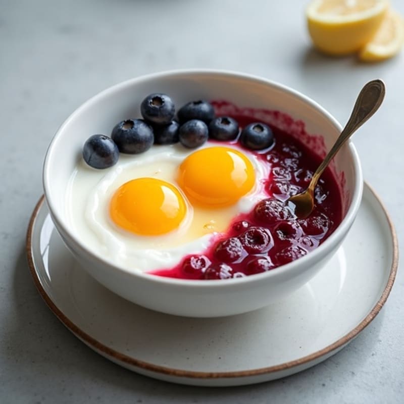 Protein-Packed Greek Yogurt Bowl with Jammy Eggs