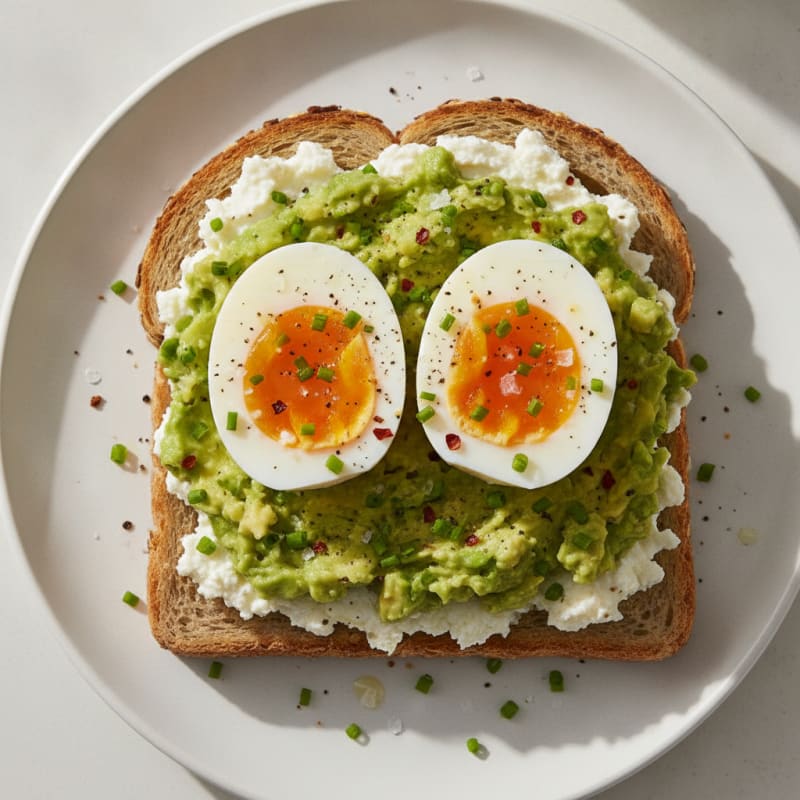 Avocado Toast with Jammy Eggs