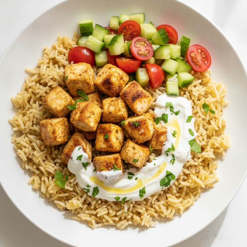 Chicken Shawarma Rice Bowl