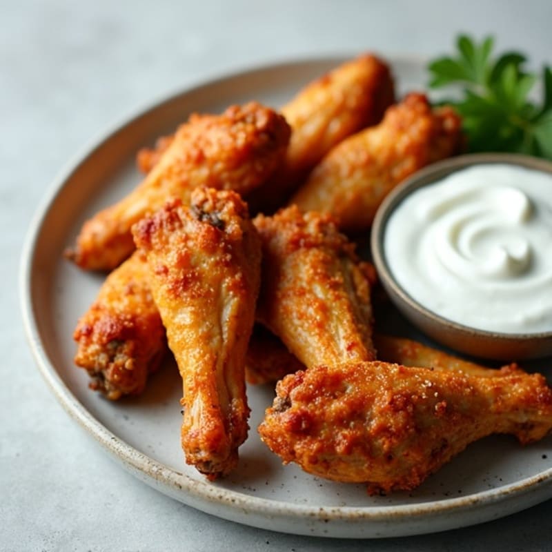 Crispy Baked Ranch Chicken Wings