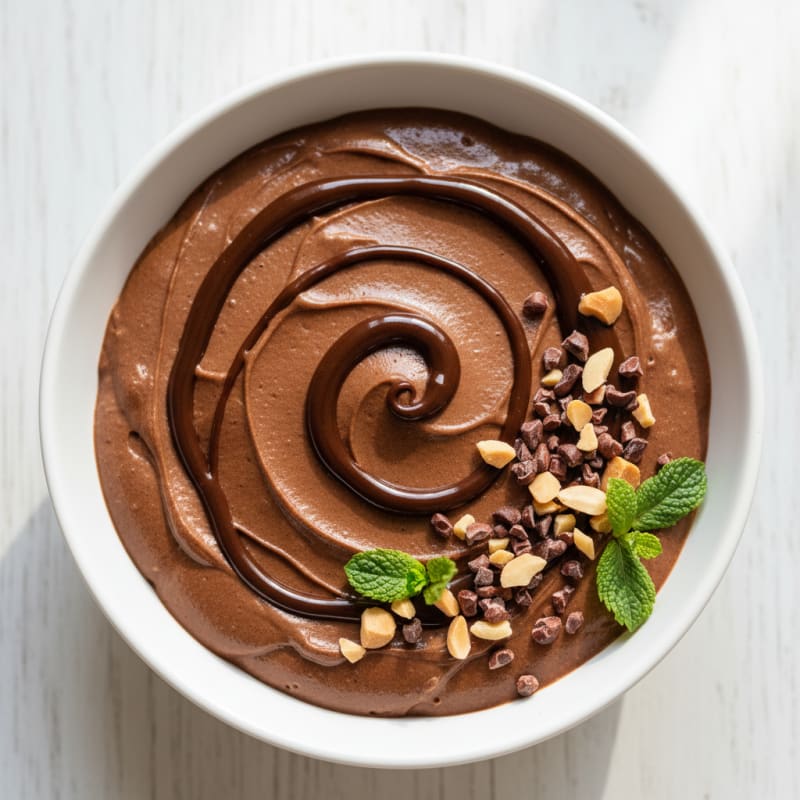 Silky Chocolate Protein Pudding