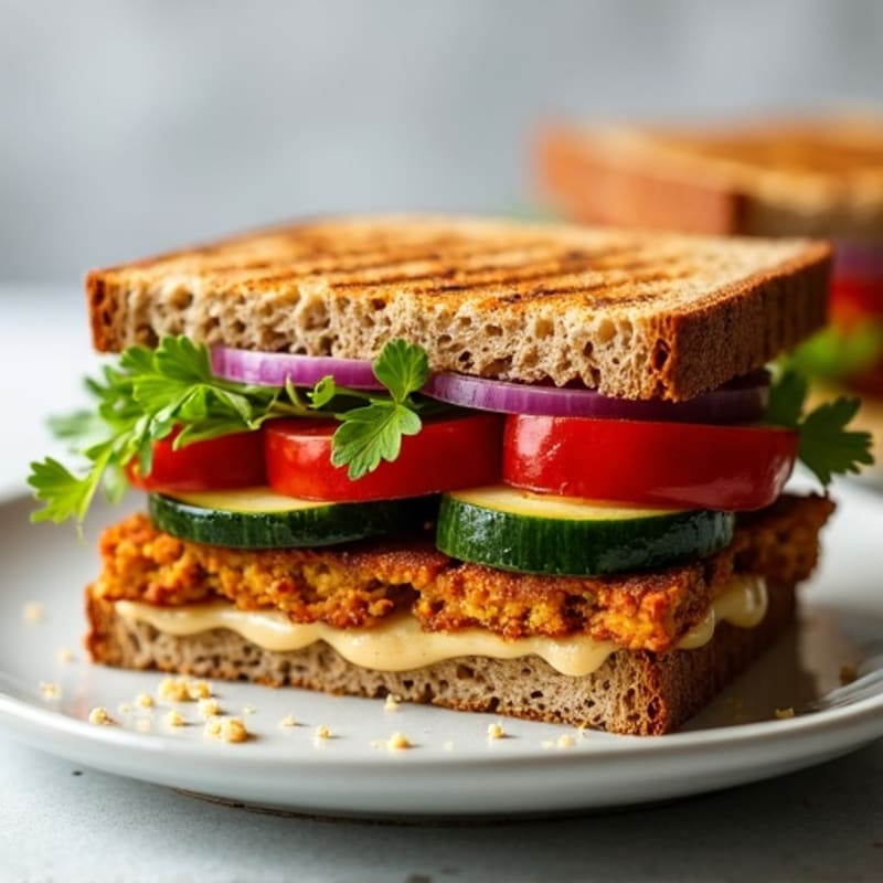 Hearty Grilled Vegetable Sandwich