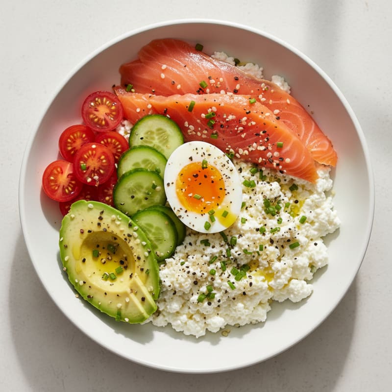 Savory Cottage Cheese Power Bowl