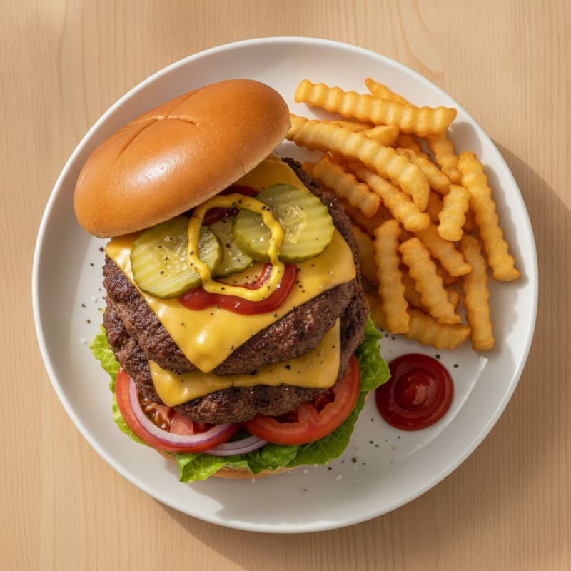McDonald's Classic Cheeseburger Meal