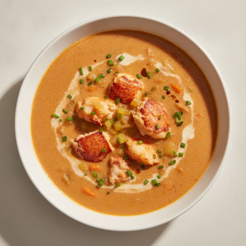 Rich Lobster Bisque with Sherry