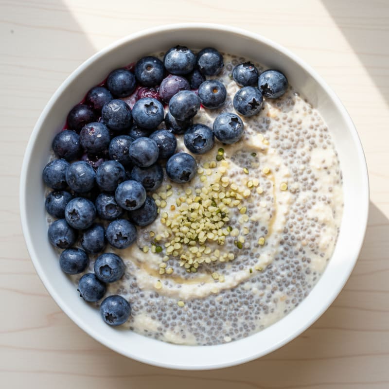 Blueberry Chia Seed Pudding