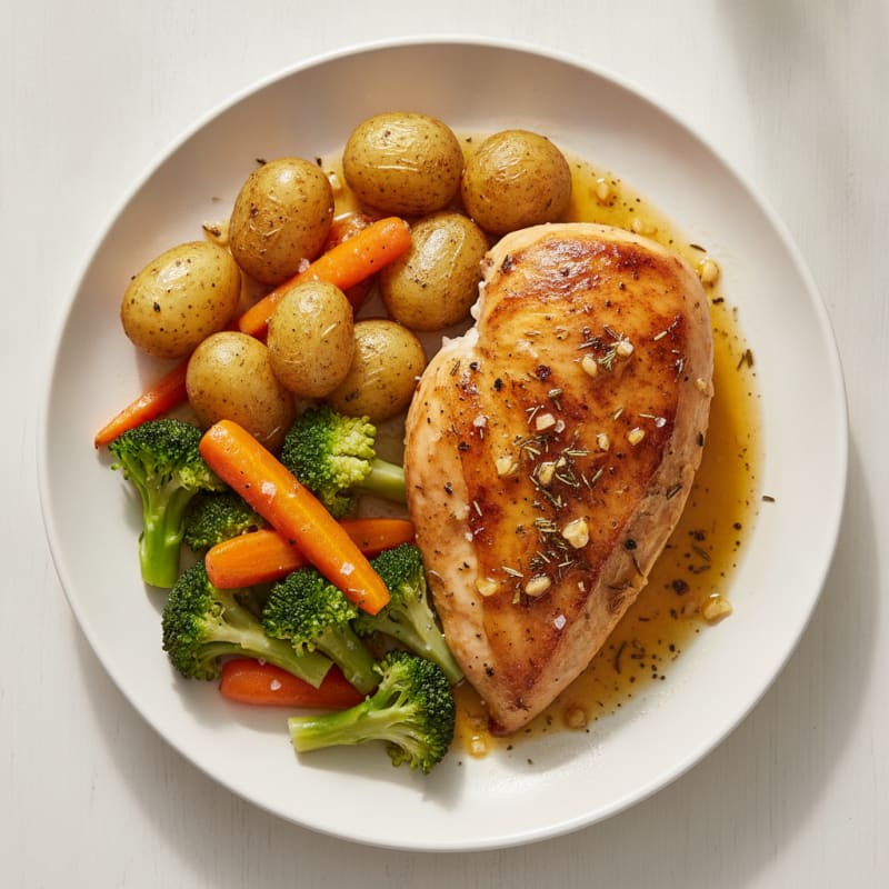 Garlic Herb Roasted Chicken