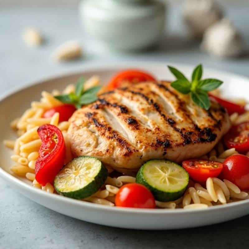 Chicken and Roasted Vegetable Pasta