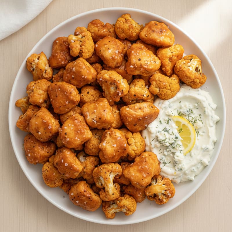 Buffalo Cauliflower Bites