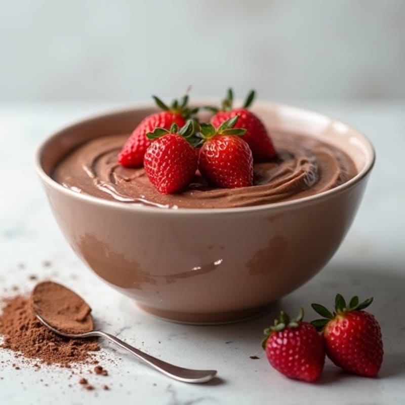 Silky Chocolate Protein Pudding