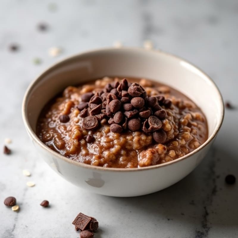 Molten Dark Chocolate Protein Oatmeal