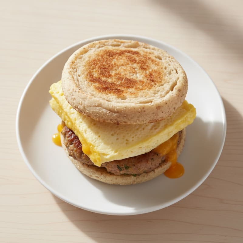 Sausage Egg and Cheese Muffin