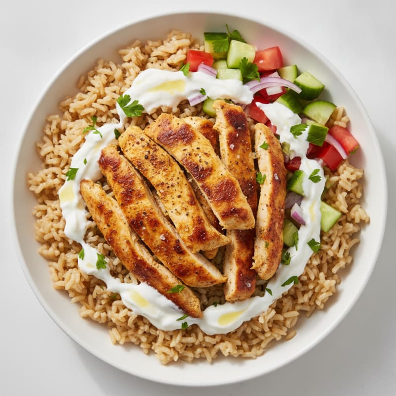 Chicken Shawarma Rice Bowl