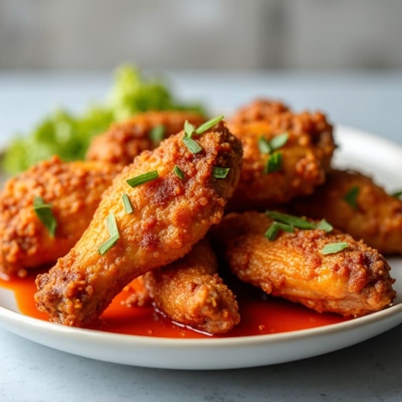 Crispy Baked Buffalo Chicken Wings