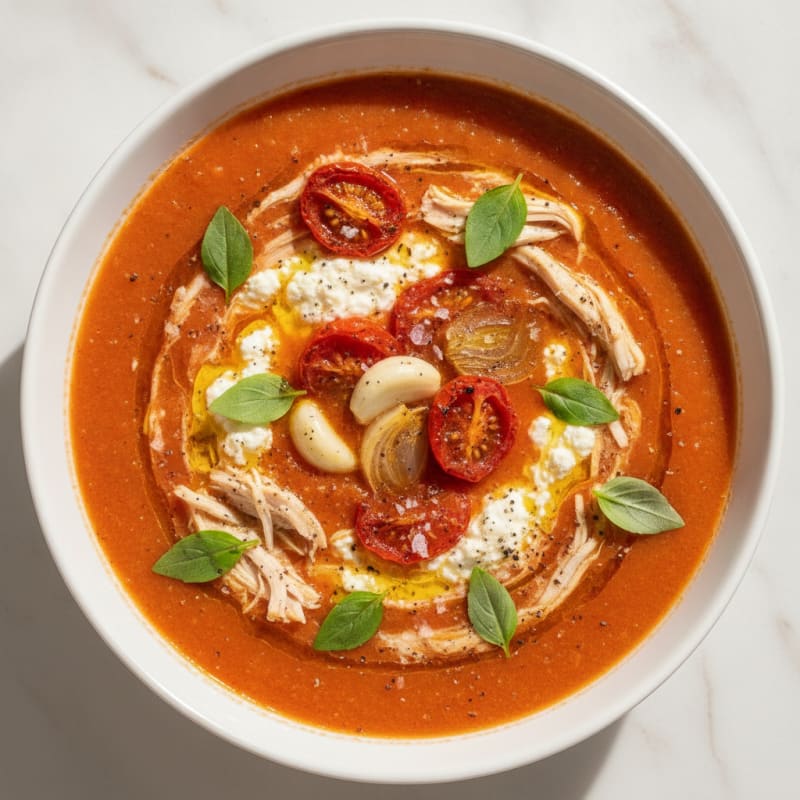 Roasted Tomato Basil Soup