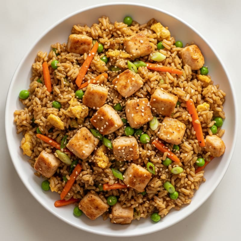 Savory Chicken and Vegetable Fried Rice