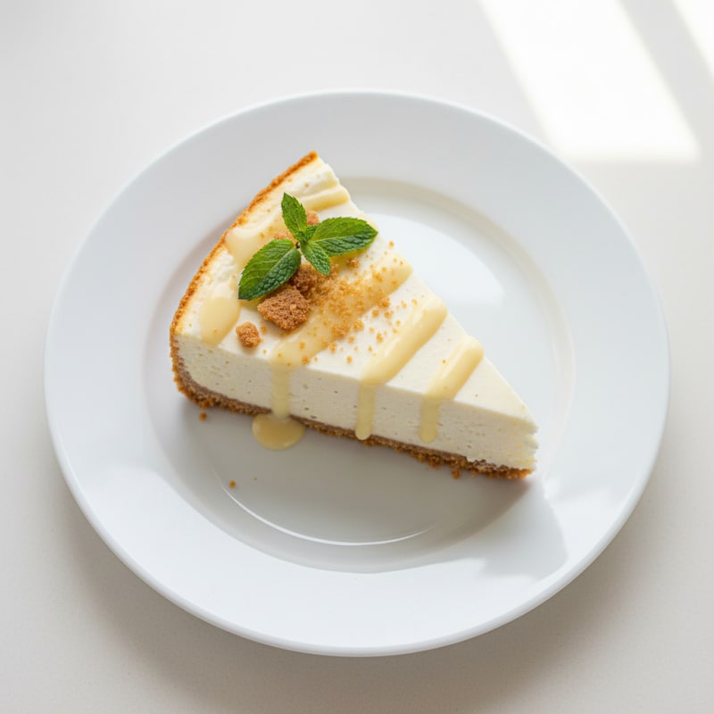 Creamy Greek Yogurt Protein Cheesecake