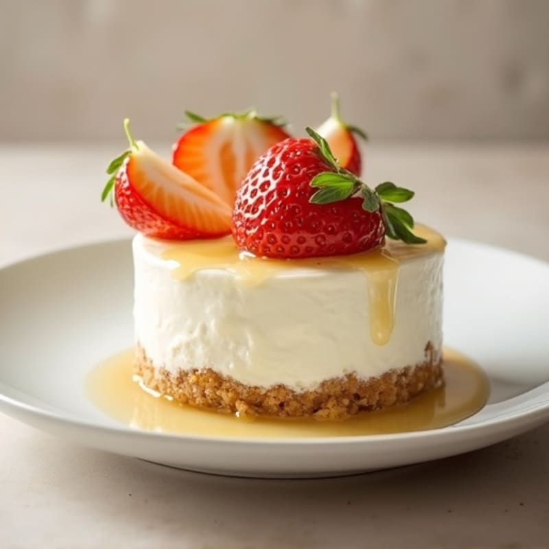 Creamy Greek Yogurt Protein Cheesecake