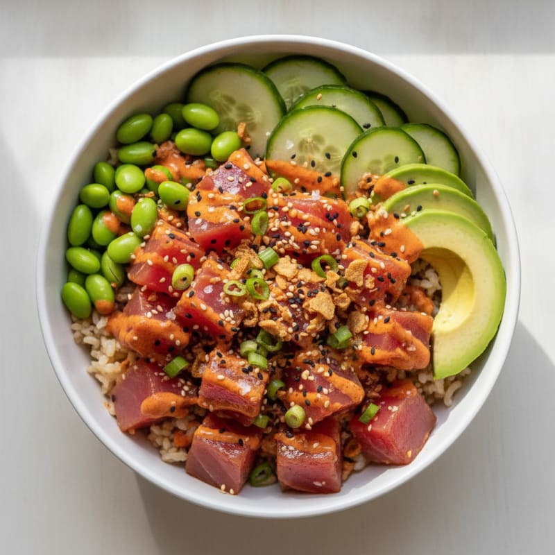 Spicy Tuna Poke Bowl