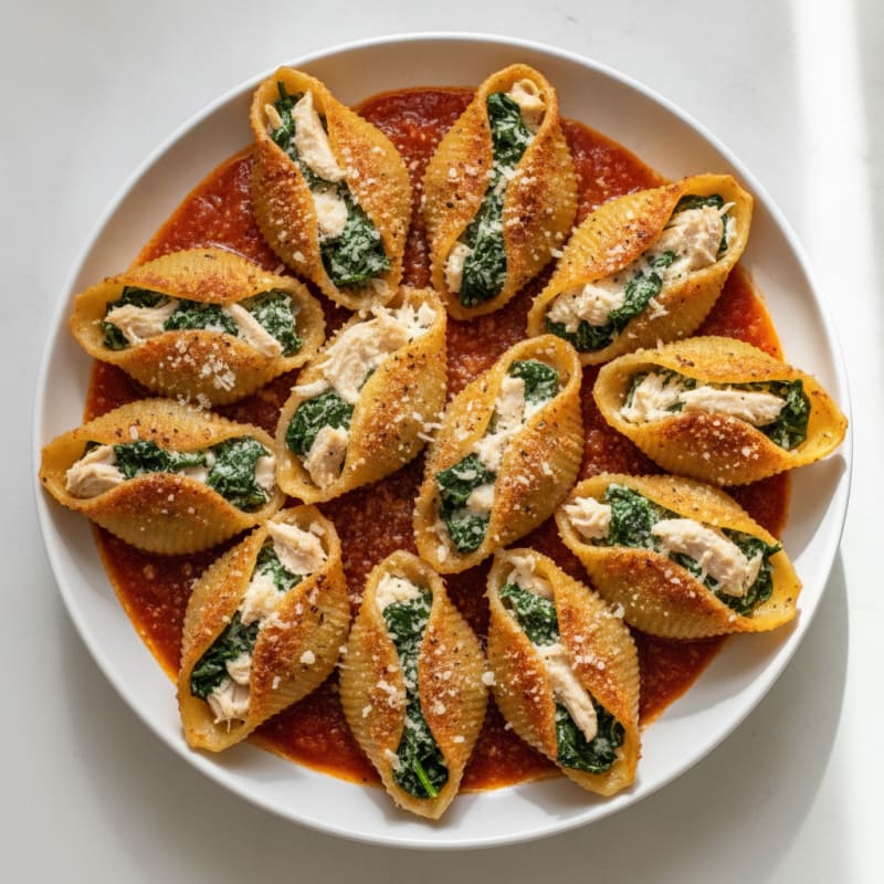 Spinach & Ricotta Stuffed Shells