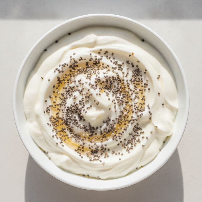 Vanilla Protein Yogurt with Chia Seeds