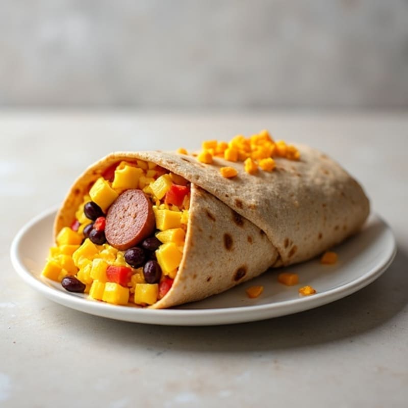 Hearty High-Protein Breakfast Burrito