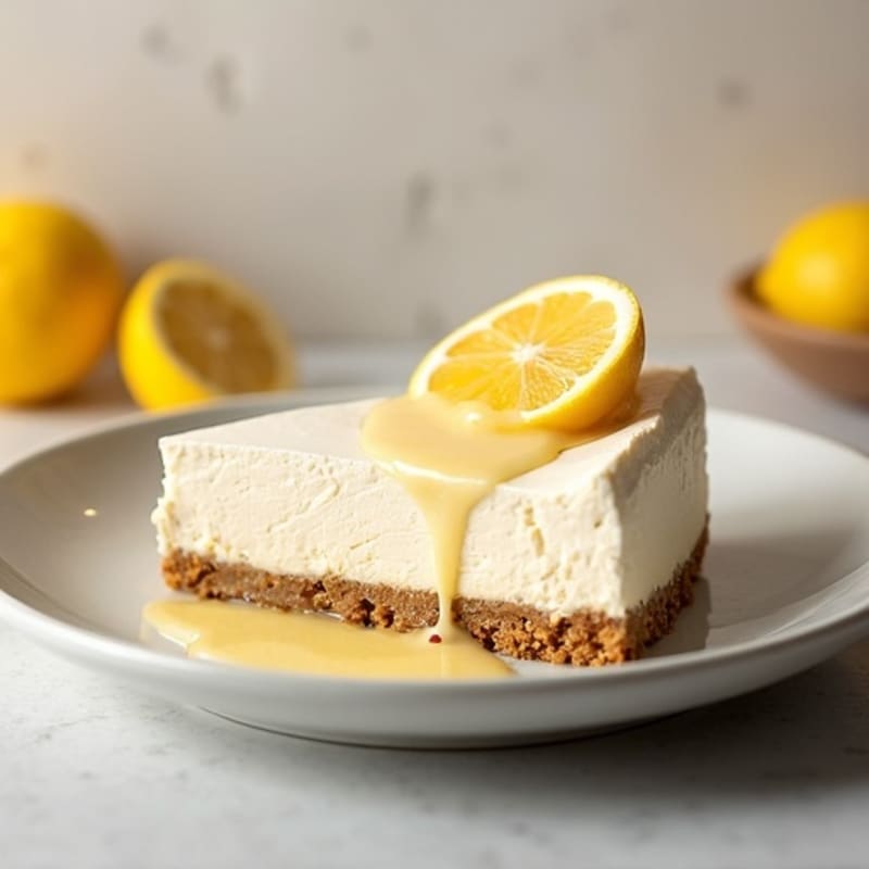 Vanilla Greek Yogurt Protein Cheesecake