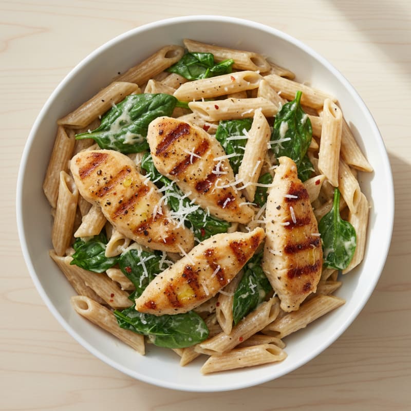 Creamy Garlic Parmesan Chicken Pasta