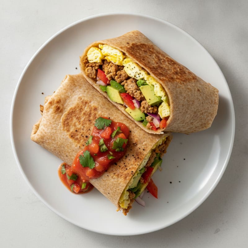 Ultimate Loaded Breakfast Burrito