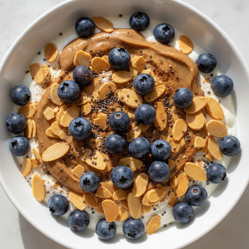 Berry-Almond Yogurt Power Bowl