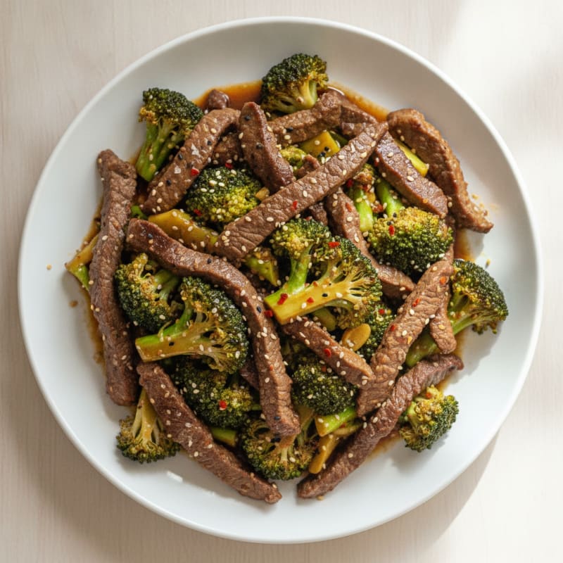 Sesame Beef & Broccoli Stir-Fry