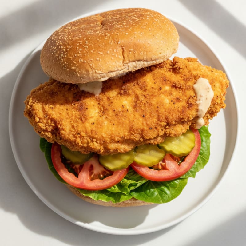 Crispy Buttermilk Fried Chicken Sandwich