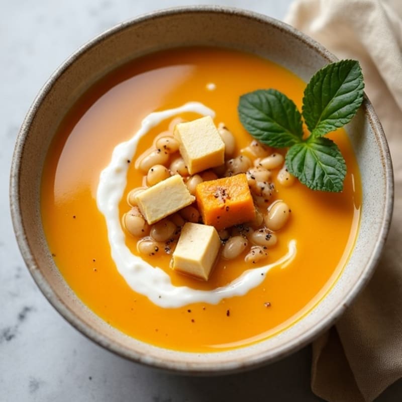 Silky Butternut Squash Ginger Soup