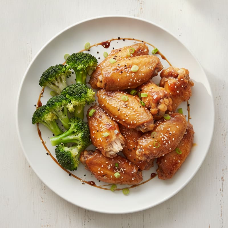 Honey-Garlic Glazed Chicken Wings