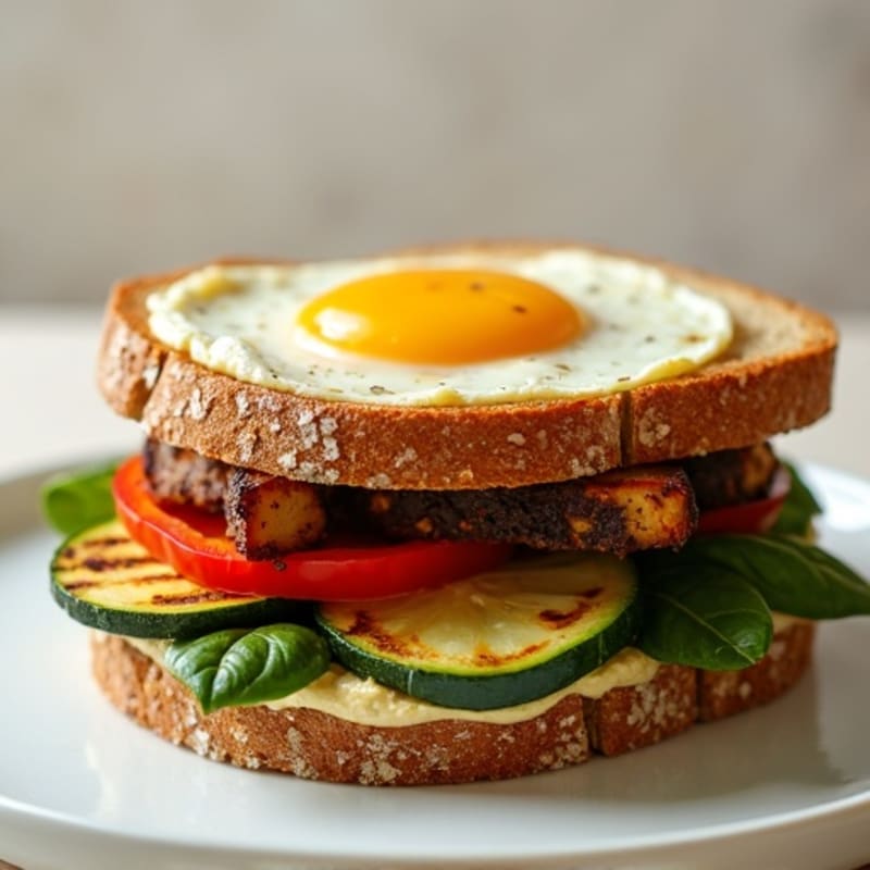 Hearty Grilled Veggie Sandwich