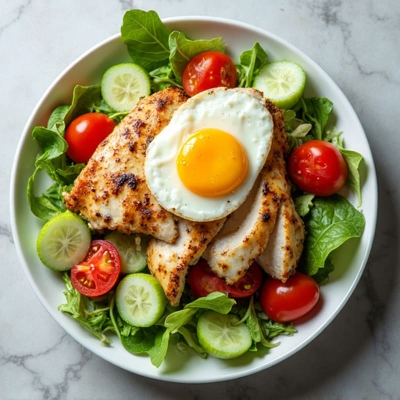 Fresh Chicken Cobb Salad with Creamy Avocado Lime Ranch