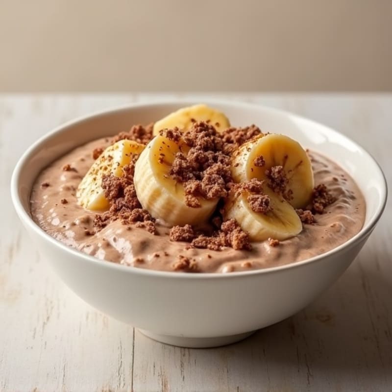 Thick Peanut Butter Chocolate Protein Bowl